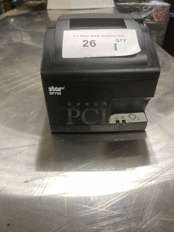 Working! Star SP700 Impact Receipt Printer SP742 Kitchen Order Refurbished Dark Gray Ethernet 115 Volt NSF Tested and Working! - Image 4 of 9