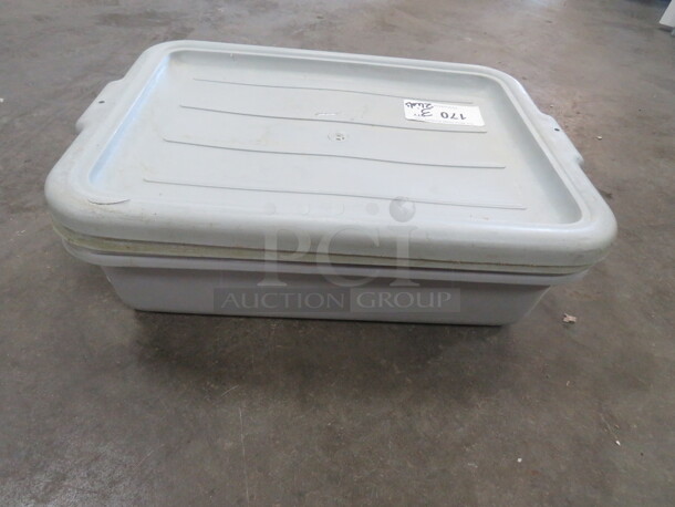 Bussing Tub. 3XBID 2 LIDS!