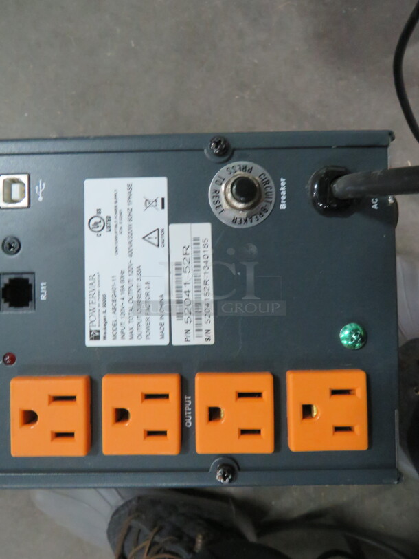 One Power Var Surge Protector. #ABCEG401-11 - Image 2 of 2