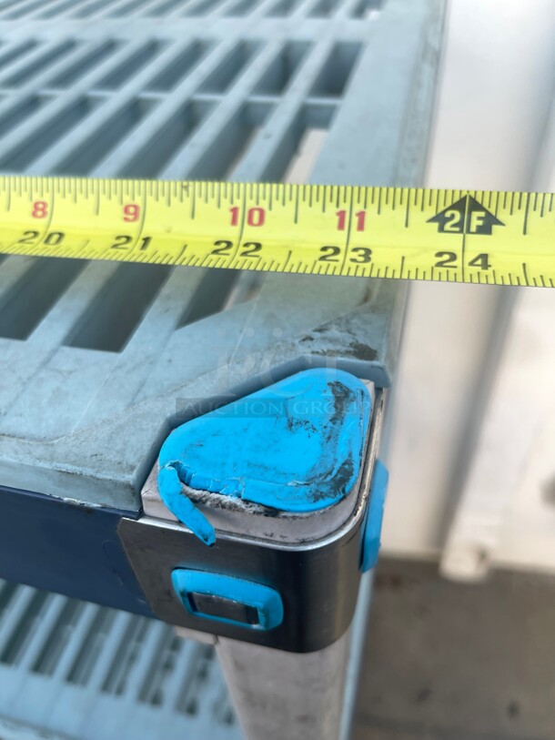 Metro, Antimicrobial MetroMax 4, 4 Tier, Polymer Starter Unit, 24 inch w x 24 inch D x 54 inch H NSF  - Image 5 of 7