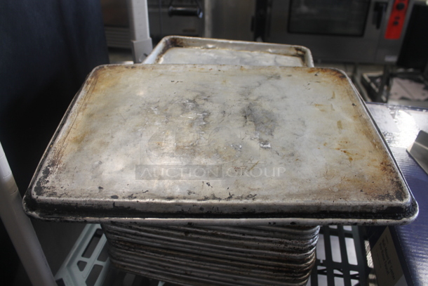 24 Metal Half Size Baking Pans. 24 Times Your Bid! - Image 4 of 4
