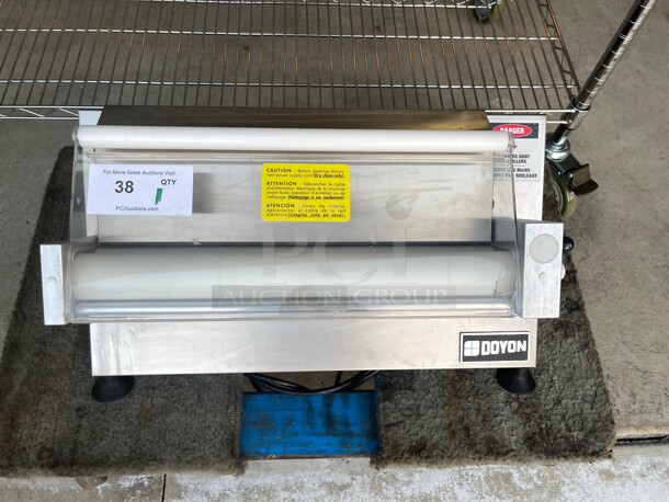 Working! Doyon DL18SP Countertop Commercial Dough Sheeter, 17 inch Maximum, 250 Pieces/Hour NSF 115 Volt Tested and Working! - Image 5 of 7