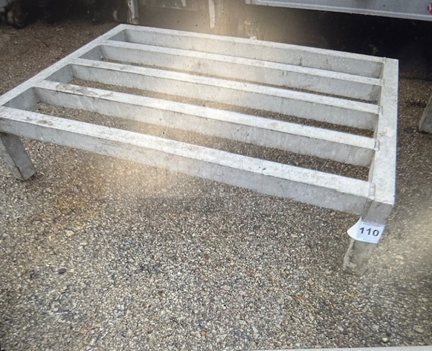 One New Age Aluminum Dunnage Rack. 36X24X8 - Image 1 of 1