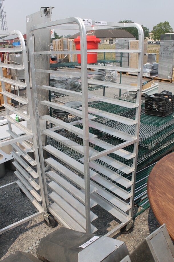 Channel UTR-12 Commercial Stainless Steel Mobile Sheet Pan Rack on commercial Casters - Image 2 of 4