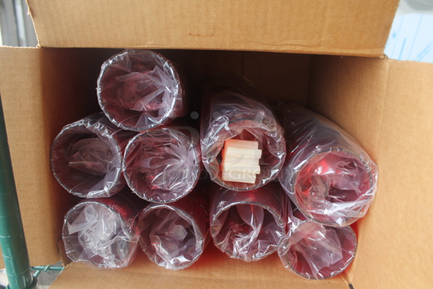 ALL ONE MONEY! Lot of 48 BRAND NEW IN BOX! Carlisle Red Poly Beverage Tumblers. - Image 3 of 5