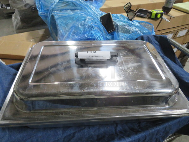 One Full Size Pan With Chafer Lid.