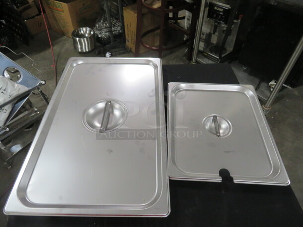 Assorted Size Hotel Pan Lids. 2XBID