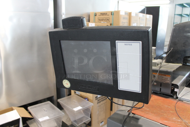 Hobart AWS Stainless Steel Commercial Floor Style Wrapping Station w/ Hobart Model EPCP Touch Screen and Label Printer on Commercial Casters. 120/208-240 Volts, 1 Phase. - Image 7 of 12