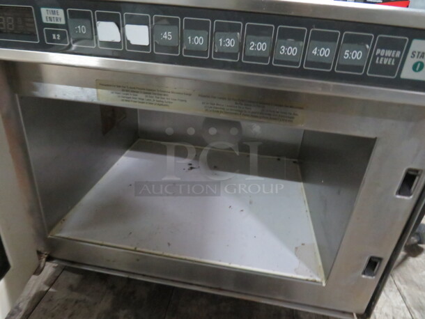 One Amana Microwave. #HDC18. 208/230 Volt. 1 Phase. 16.5X21X13 - Image 2 of 2