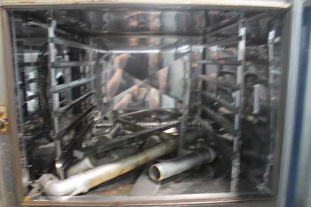 2 Rational SCC WE 62 / SCC WE 102 Self Cooking Center Commercial Stainless Steel Combi Oven With Steel Pan Racks on Commercial Casters. 480V, 3 Phase. 2 Times Your Bid!  - Image 4 of 8