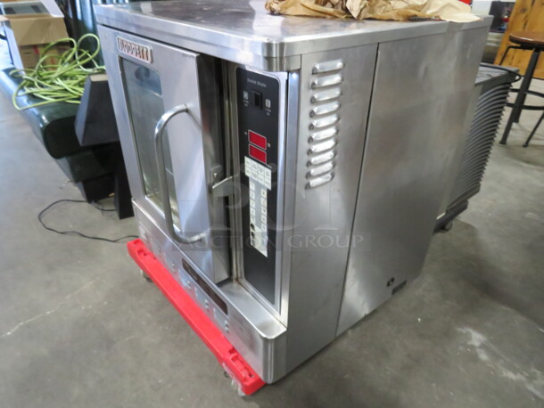 One WORKING Blodgett Half Size Dual Flow Natural Gas Convection Oven With 4 Racks. 30X21X30.5 - Image 3 of 3