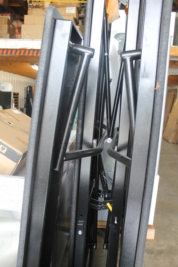 BRAND NEW SCRATCH AND DENT! National Public Seating MTFB12 12 Foot Mobile Cafeteria Table with MDF Core. - Image 5 of 5