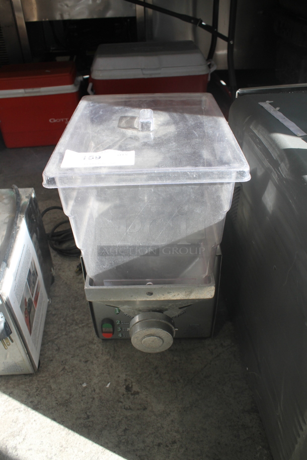 2012 Olde Tyme PN2 Commercial Stainless Steel Electric Countertop Nut Grinder. 115V, 1 Phase. Tested and Working!