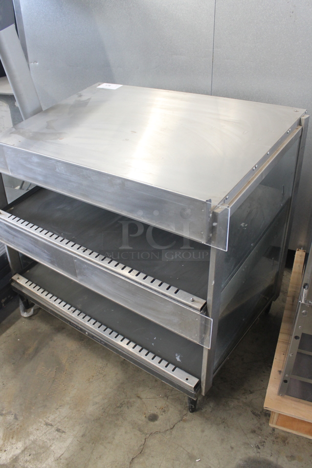 Stainless Steel Commercial Countertop 2 Tier Warming Display Case Merchandiser. 115 Volts, 1 Phase. Tested and Working! - Image 3 of 6