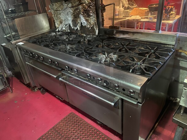 Working! Imperial 12 Burners with Two Ovens Commercial Range NSF Natural Gas Tested and Working! - Image 5 of 6
