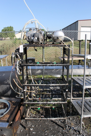 Metal Soda Rack w/ Carbonator and Booster.