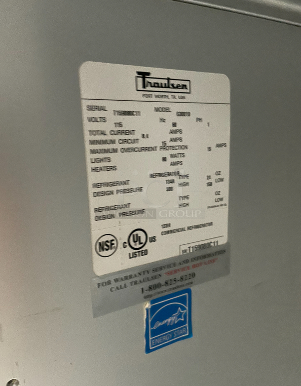 3 Door Refrigerator. - Image 4 of 4
