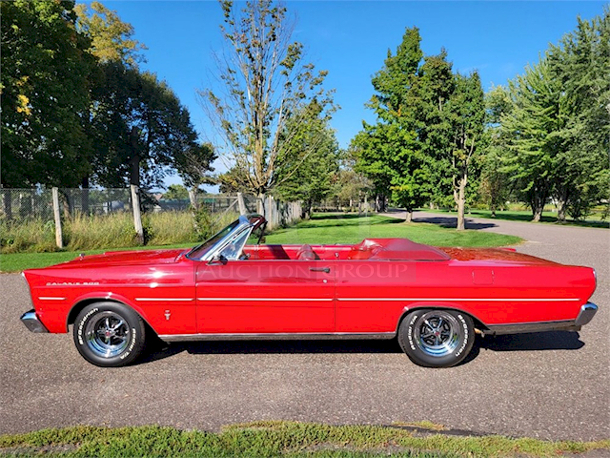 ?️ WORK OF ART! 1965 Ford Galaxy 500 XL Convertible ?. - 410 Mercury Stock Engine Bored Out To a 429 Rebuild With 2500 Miles On It. - Transmission Rebuilt With 200 Miles On It. - Stock Air Conditioning From The Factory. - New tires. 3rd Owner. Part of the Ford 500 Galaxy Official Membership. - Power Front Disc Breaks Added. - All Original Paper Work & Documents. - More Photos & Videos Available On Our Facebook Page PCI Auctions West Coast - Image 3 of 12