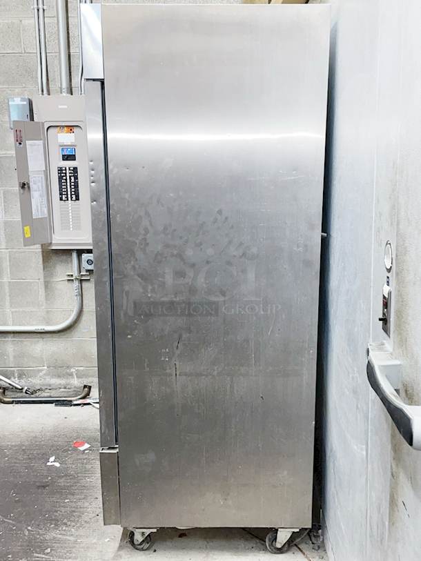 Arctic Air AF49 54" Two Solid Door Reach-In Freezer On Commercial Casters. Tested: Works Great!!  - Image 4 of 5