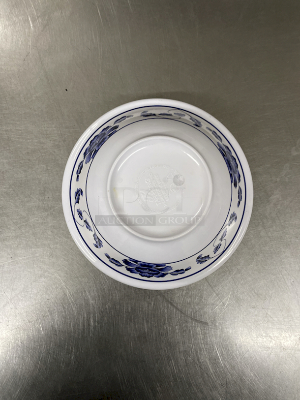 6" Floral Print Bowls, Melamine. 4x Your Bid.  - Image 2 of 2