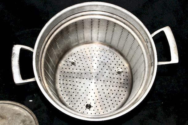 NICE! Steamer Stock Pot With Handles and Lid. Approximately Holds 60qts.
16-1/8x11 - Image 2 of 2