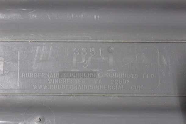 TOP OF THE LINE! Rubbermaid 3351 Undivided Bus Tub / Utility Box Pack of 5. 7 1/8 gal Capacity
21-1/2x17-1/8x7  - Image 4 of 4