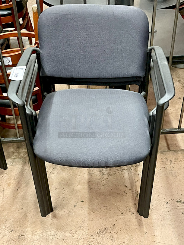 PREMIUM! Side Chair With Arms, Stackable 4x Your Bid - Image 1 of 9