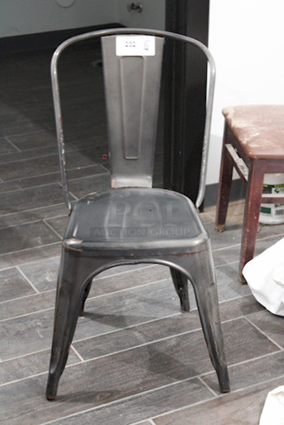 FDW Restaurant Dining Chairs, Indoor/Outdoor, Metal, 18 Inch Seat Height. 4x Your Bid
