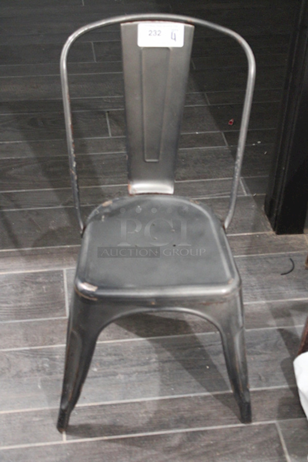 FDW Restaurant Dining Chairs, Indoor/Outdoor, Metal, 18 Inch Seat Height. 4x Your Bid - Image 6 of 7