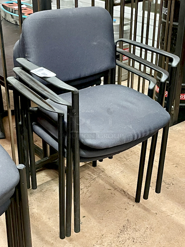 PREMIUM! Side Chair With Arms, Stackable 4x Your Bid - Image 2 of 9