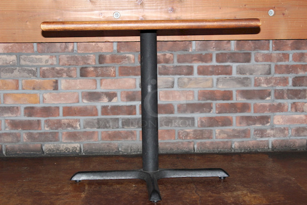 AMAZING! Wood Table With Base.
34x34x30 - Image 4 of 8