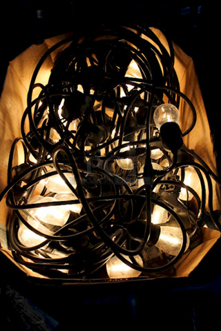 DECORATIVE! Hanging Lights. Box Full, All Working. 