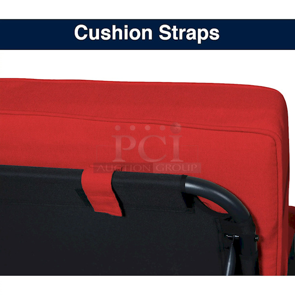 IN THE BOX & WAITING FOR YOU!! Mainstays Belden Park 3 Person Seat Outdoor Furniture Patio Swing and Daybed with Canopy, Red. 80.71” x 51.57” x 72.83”  - Image 3 of 8