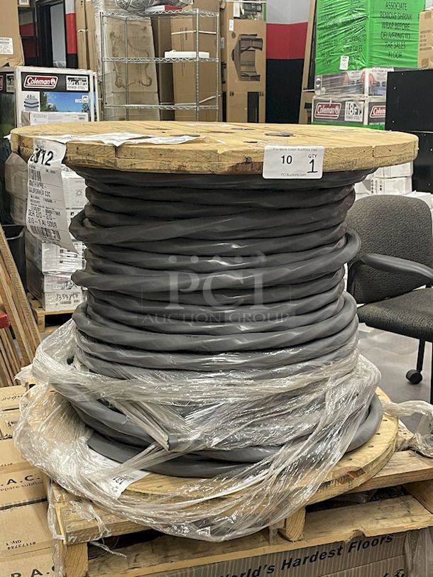 Huge Thimble of Wire. Southwire Model: 13105201 - SER 2/0 - 2/0-2/0 - 1 AI 