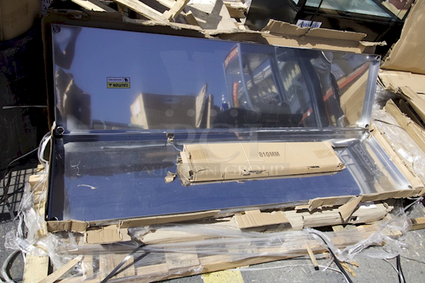 BRAND NEW SCRATCH & DENT! Avantco 178SSDOS7118 Stainless Steel Double Deck Overshelf - 18" x 70 3/8" - Image 4 of 4