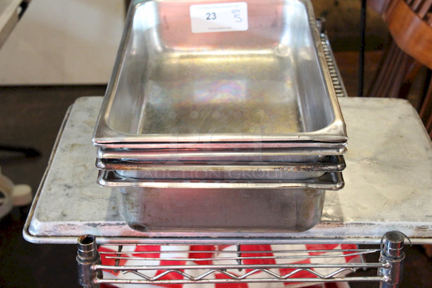 Vollrath 30040 Super Pan Full Size 4" Deep Heavy-Duty Anti-Jam Stainless Steel Steam Table / Hotel Pan - 20 Gauge
5x Your Bid
12-3/4x10-3/8x4
 - Image 5 of 5