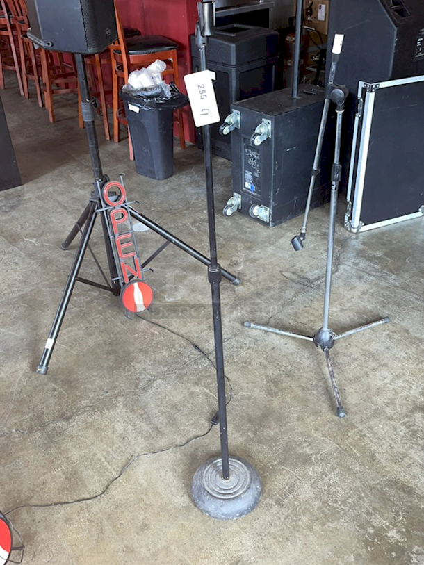Adjustable Height Microphone Stand.  - Image 1 of 2