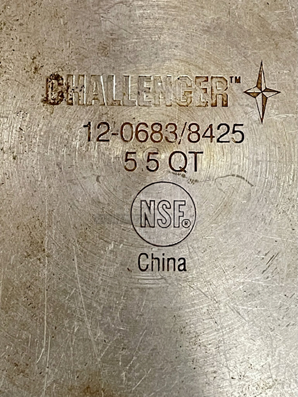 Challenger 5.5qt Aluminum Sauce Pan  - Image 3 of 3