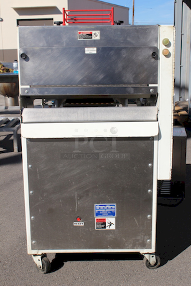 BEAUTIFUL! Bloemhof 860L Bread & Roll Moulder, 24” Wide Roller, 115v. On Commercial Casters,  29x45x52 - Image 6 of 10