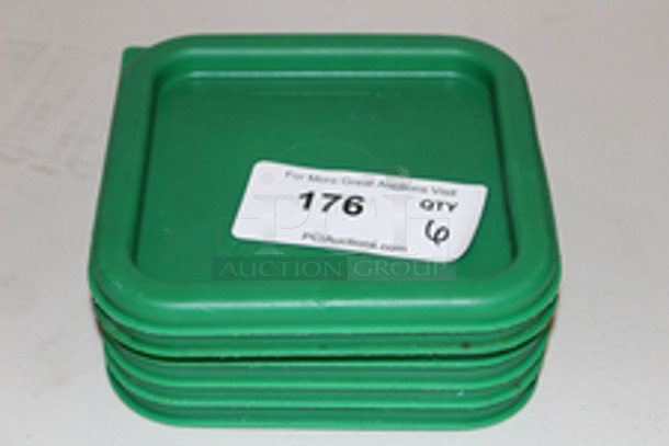 NICE!! Cambro SFC2 Kelly Green Square Food Storage Container Lids, Fits 2 & 4 qt Containers.
7-1/2x7-1/2
6x Your Bid
 - Image 2 of 3