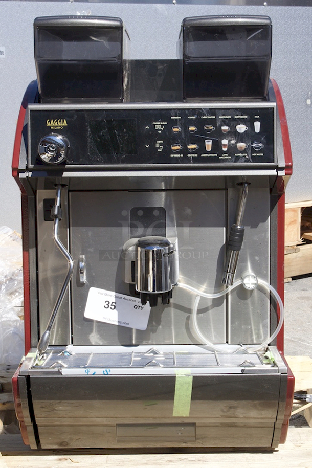 BRAND NEW SCRATCH & DENT! Gaggia Concetto Evo Duo Super Automatic Espresso Machine - 208V - Hopper Is Cracked.  - Image 2 of 7