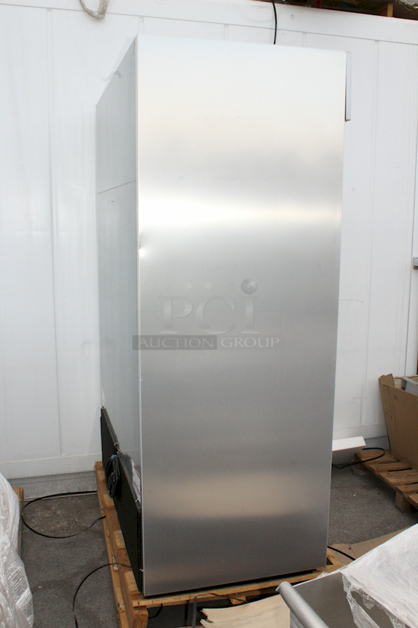 BRAND NEW SCRATCH & DENT! True TSD-47G-HC-LD 54 1/8" Sliding Glass Door Reach-In Refrigerator with LED Lighting, 115v. TESTED! IN WORKING ORDER! The Glass For The Left Door Is Missing. 54 1/8 x 29 5/8 x 84 1/2 - Image 6 of 8