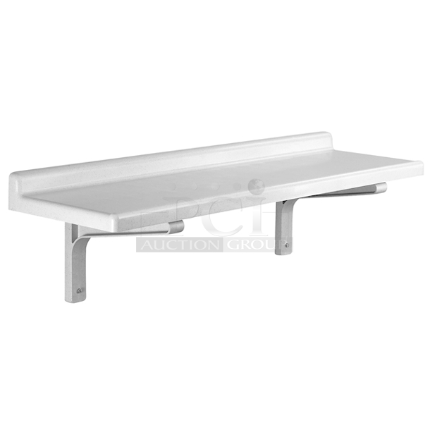 BRAND NEW SCRATCH & DENT Cambro CSWS1448S Camshelving® 48" x 14" Wall Shelf. IN THE BOXES 9X YOUR BID.  - Image 1 of 2