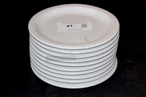 BEAUTIFUL! Crestware CM46 China Model Dover 10 1/4" Plate, Bone white.
10x your Bid 
