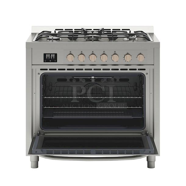 BRAND NEW SCRATCH & DENT!! Koolmore KM-FR36GL-SS 36 In. Stainless Steel Professional Gas Range With Legs - Image 2 of 4