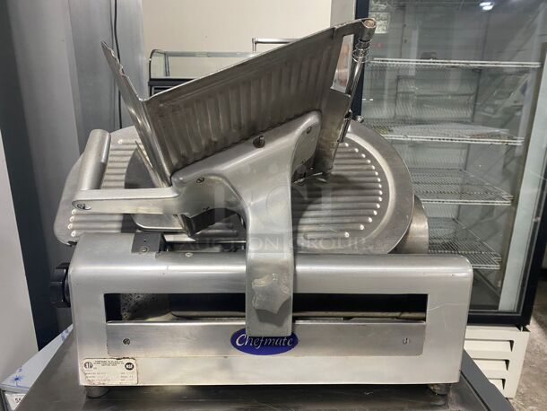 Chefmate GC512 Manual Meat & Cheese w/ 12" Blade, Gear Driven, Aluminum, 1/3 hp
 - Image 1 of 6