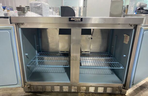 	
Delfield 48" 2 Door Undercounter Refrigerator
The 48" undercounter double door refrigerator is from Delfield. This unit features a strong stainless steel top, sides, and front plus Delfield’s exclusive ABS interior ...

 - Image 6 of 6