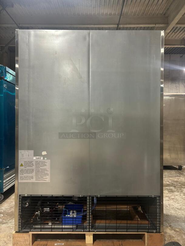 Brand New Scratch & Dent Dukers D55R 55" 2-Door Commercial Reach-In Refrigerator in Stainless Steel
 - Image 4 of 5