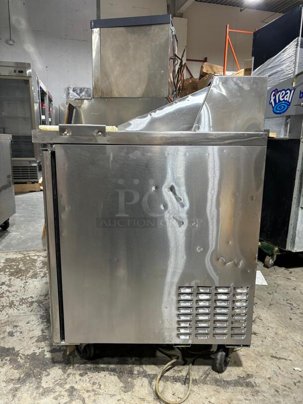 Turbo Air MST-48-N M3 Series 48" 2 Door Stainless Steel Refrigerated Sandwich Prep Table

 - Image 3 of 4