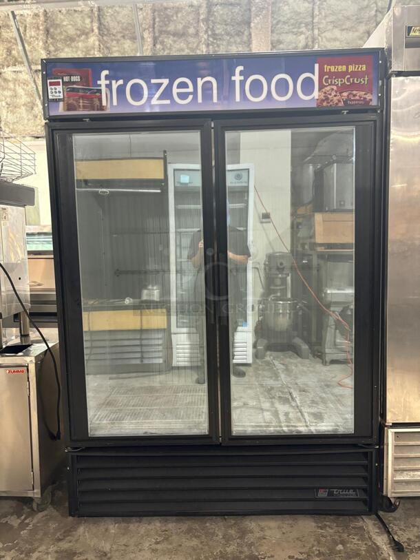 Turbo Air Door Freezer Merchandiser Black Exterior
 - Image 2 of 5